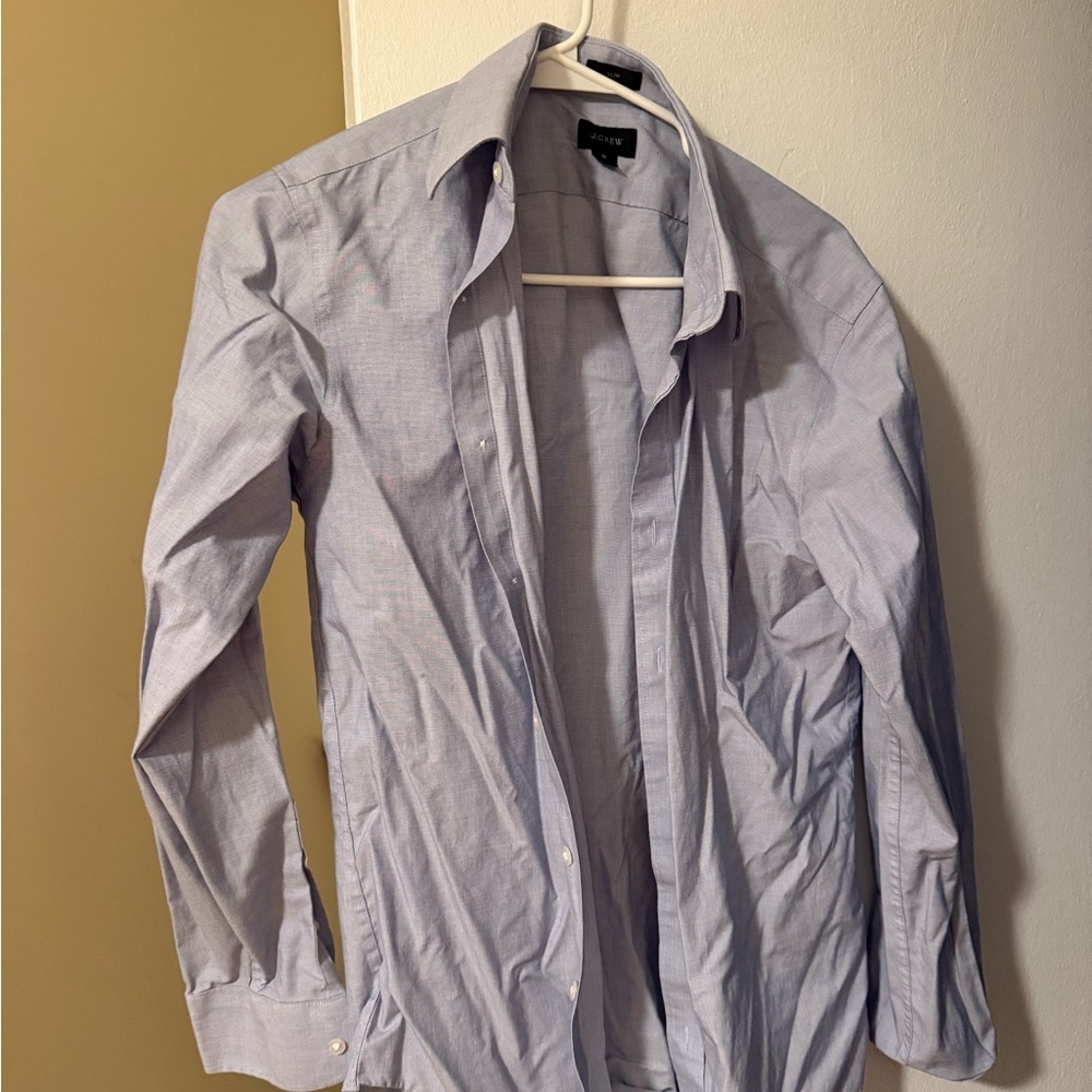 J. Crew Sky Blue Slim Shirt